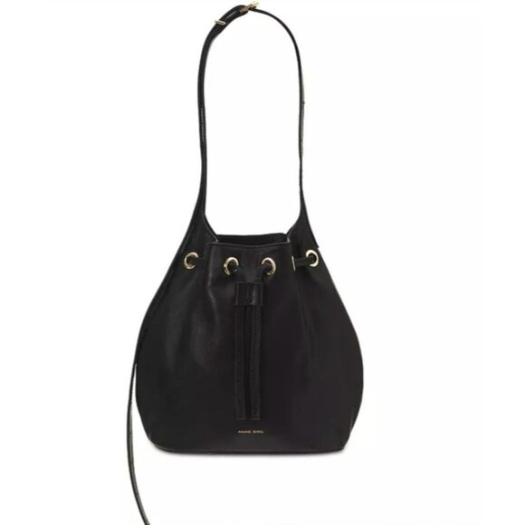 Anine Bing Alana Mini Leather Bucket Bag - Picture 1 of 7